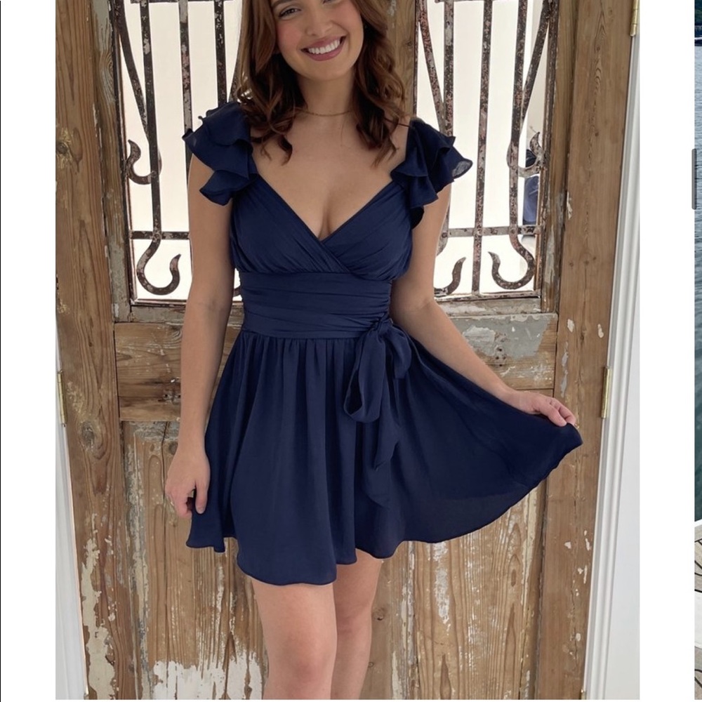 Hello Molly Navy Dress